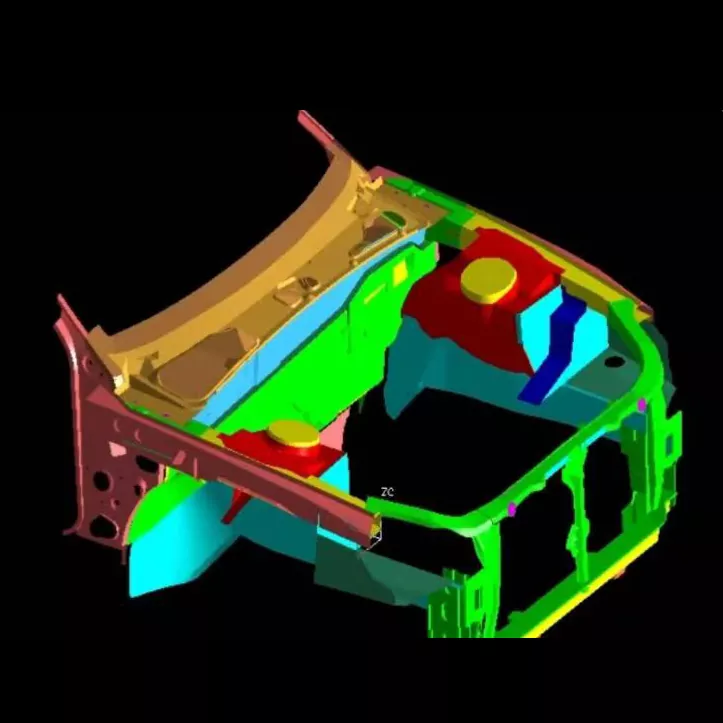 自動車エンジンコンパートメント組立用プレス金型