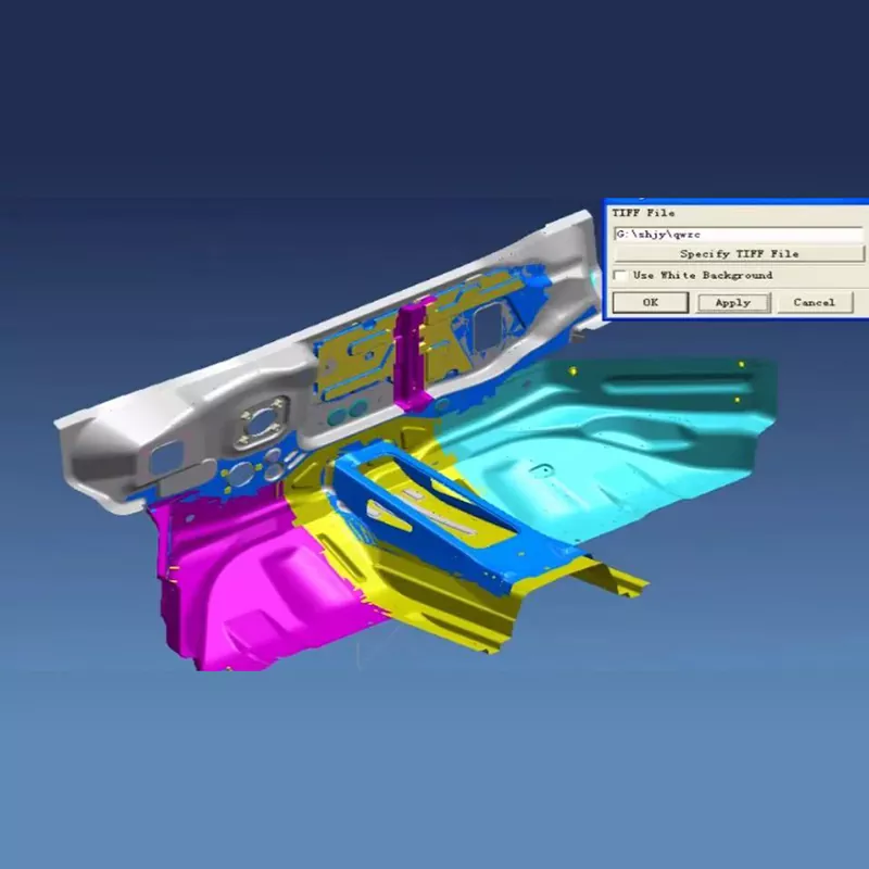 自動車フロントパネル組立用プレス金型